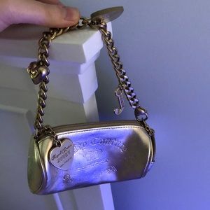 Rare TINY TINY Y2k Gold Mini Juicy Purse